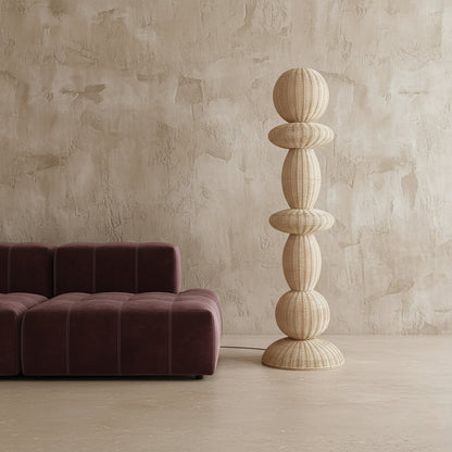 Lampadaire Tao en rotin - 175 cm Raw Materials