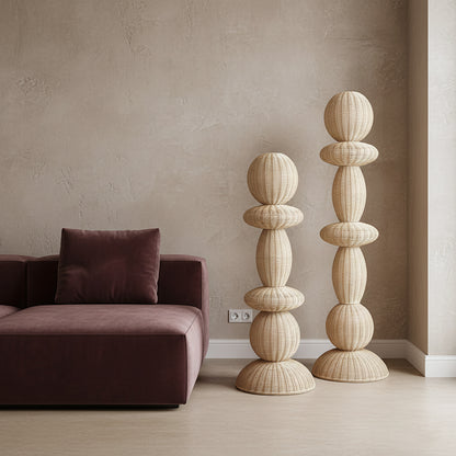 Lampadaire Tao en rotin - 175 cm Raw Materials