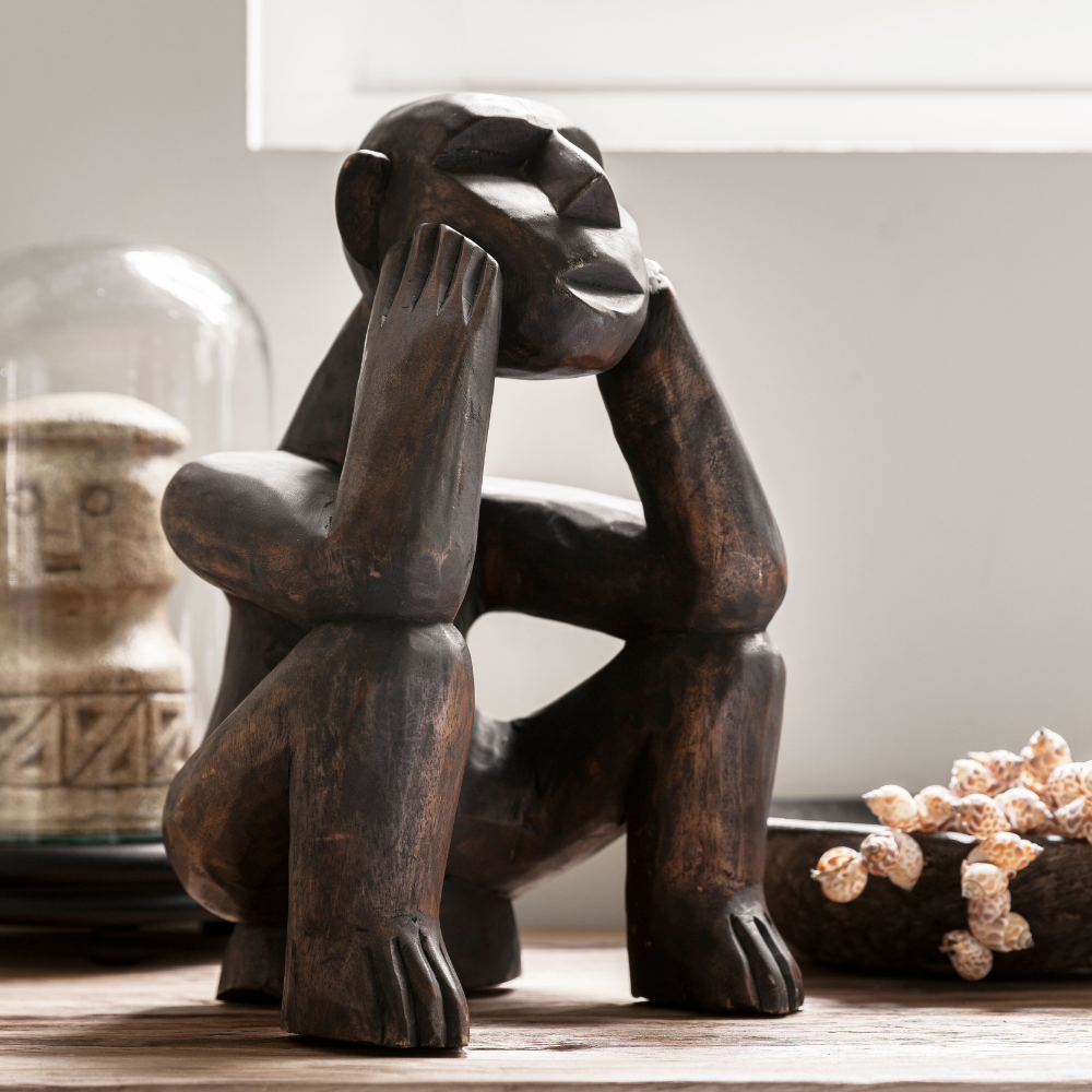 MUST Living Sculpture Monkey Do Nothing