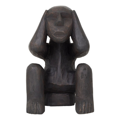 MUST Living Sculpture Monkey Hear Nothing