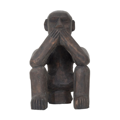 MUST Living Sculpture Monkey Say Nothing