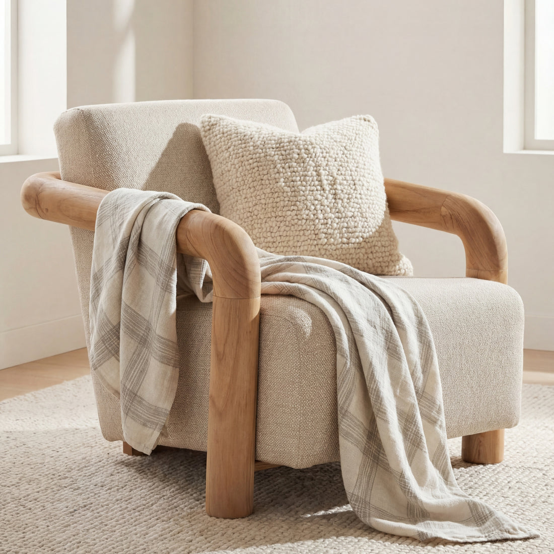 Fauteuil MUST Living intérieur et extérieur Blush