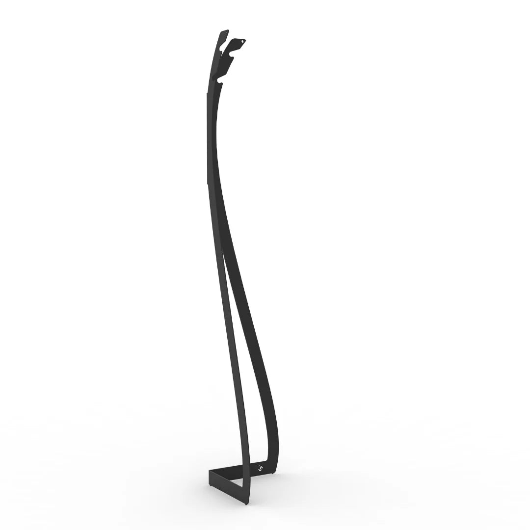 Porte-manteau Corna en acier noir Steelful
