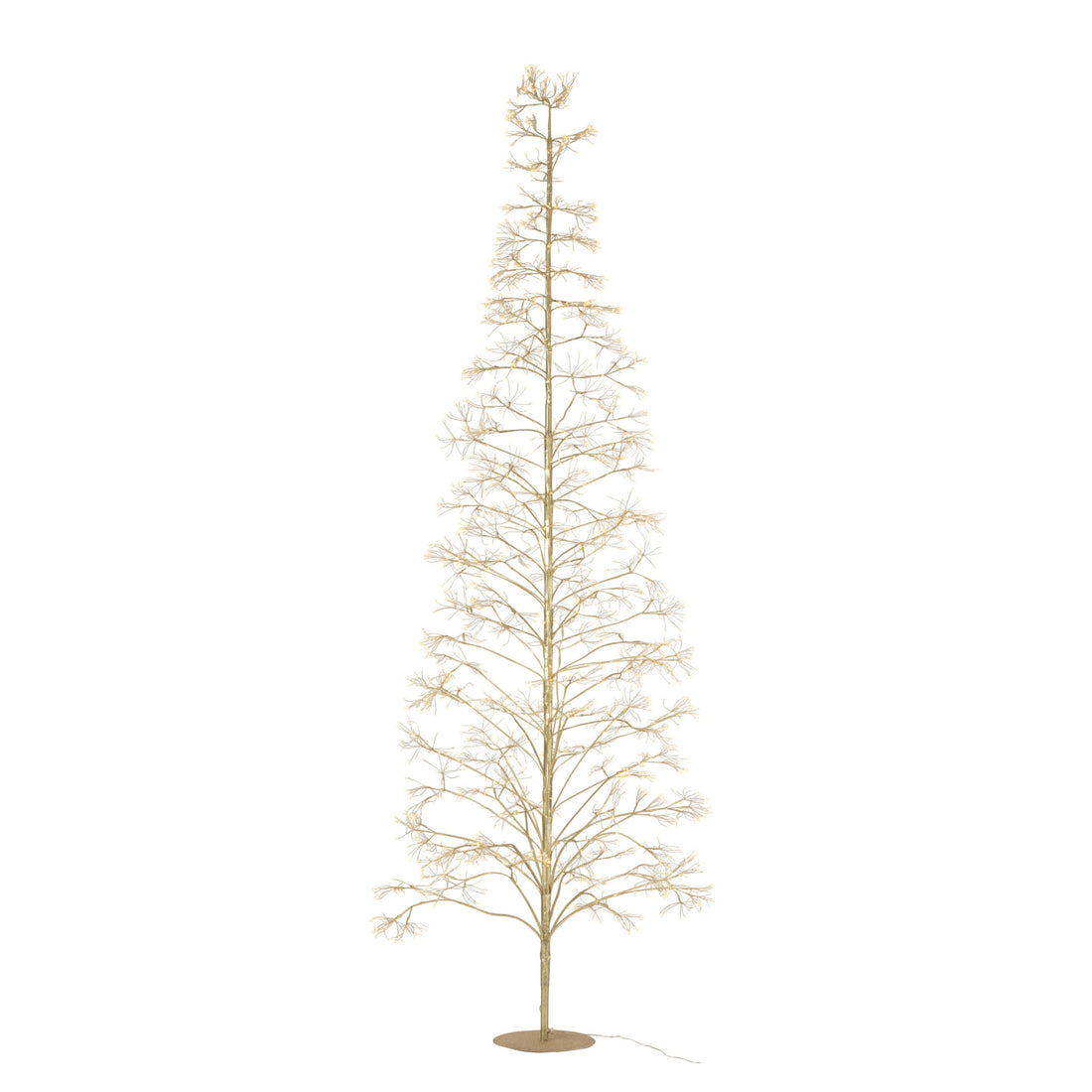 Sapin de Noël 3000 LED Métal Couleur Or Large H300cm J-Line