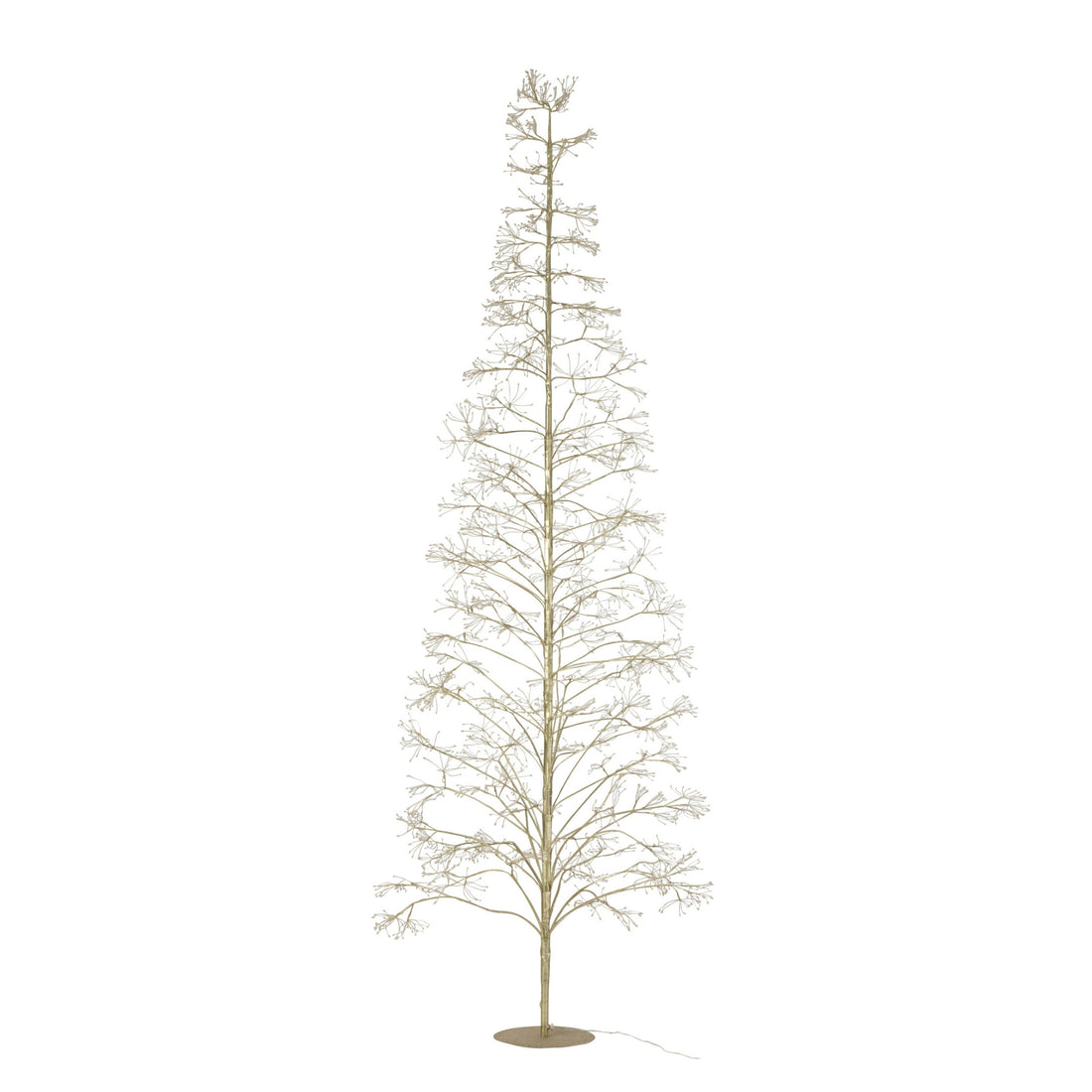 Sapin de Noël 3000 LED Métal Couleur Or Large H300cm J-Line