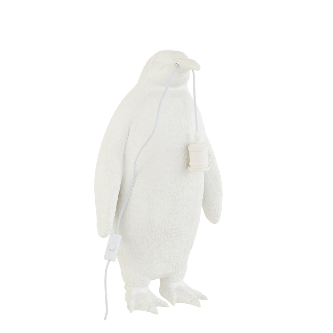 Lampe de table Pingouin Résine Blanche Grande J-Line