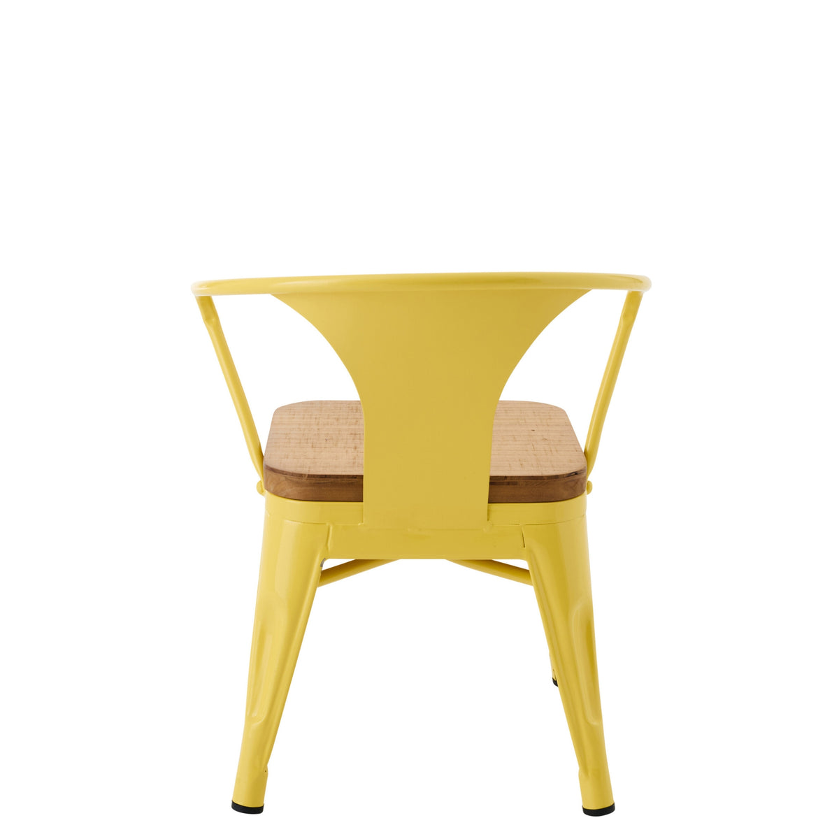 Chaise haute Evi Fer/Multiplex Jaune J-Line