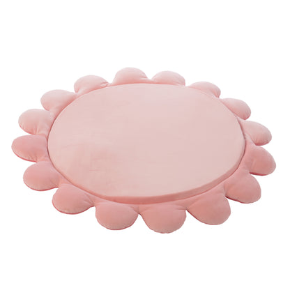 Tapis de jeu Fleur Polyester Rose foncé/Rose clair J-Line