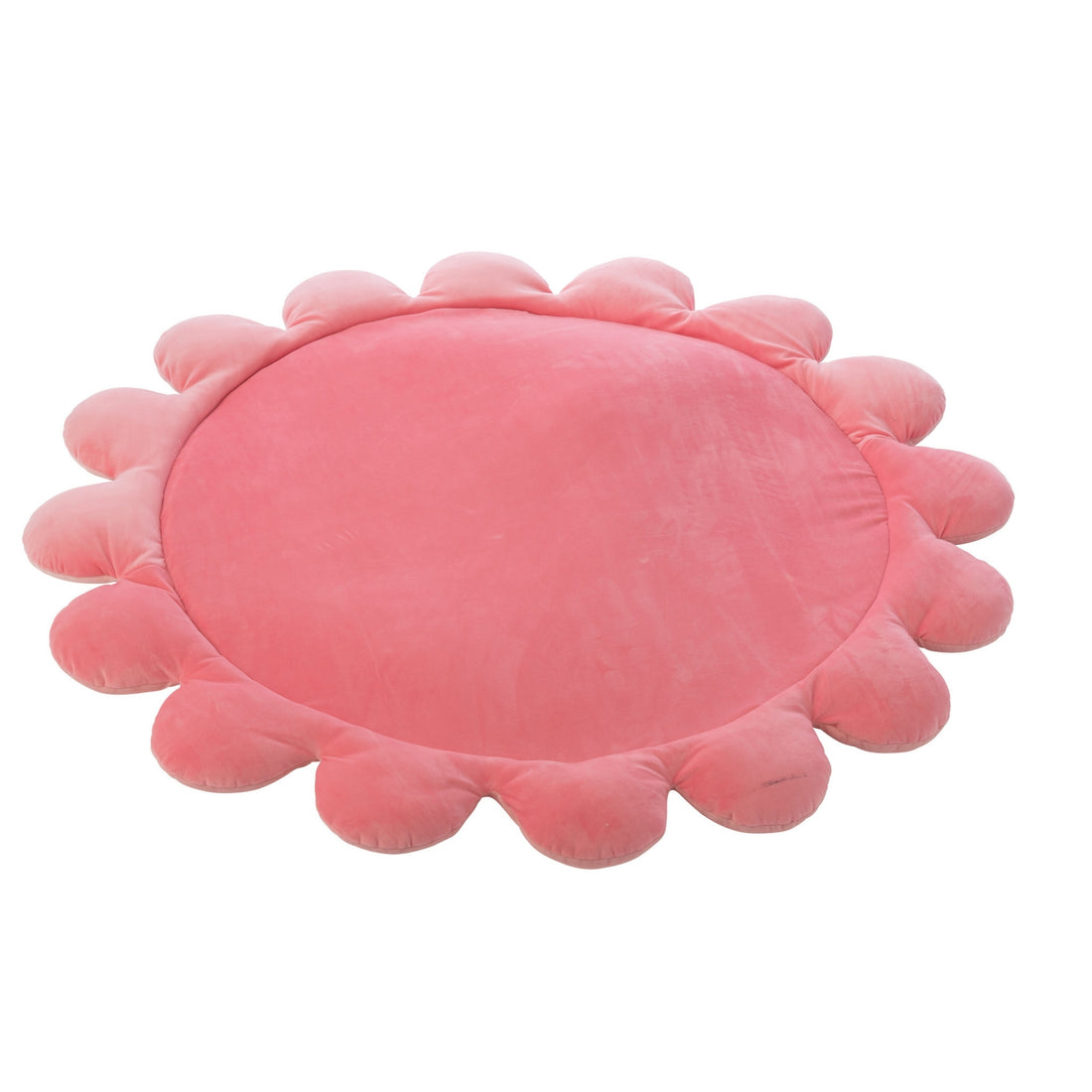 Tapis de jeu Fleur Polyester Rose foncé/Rose clair J-Line