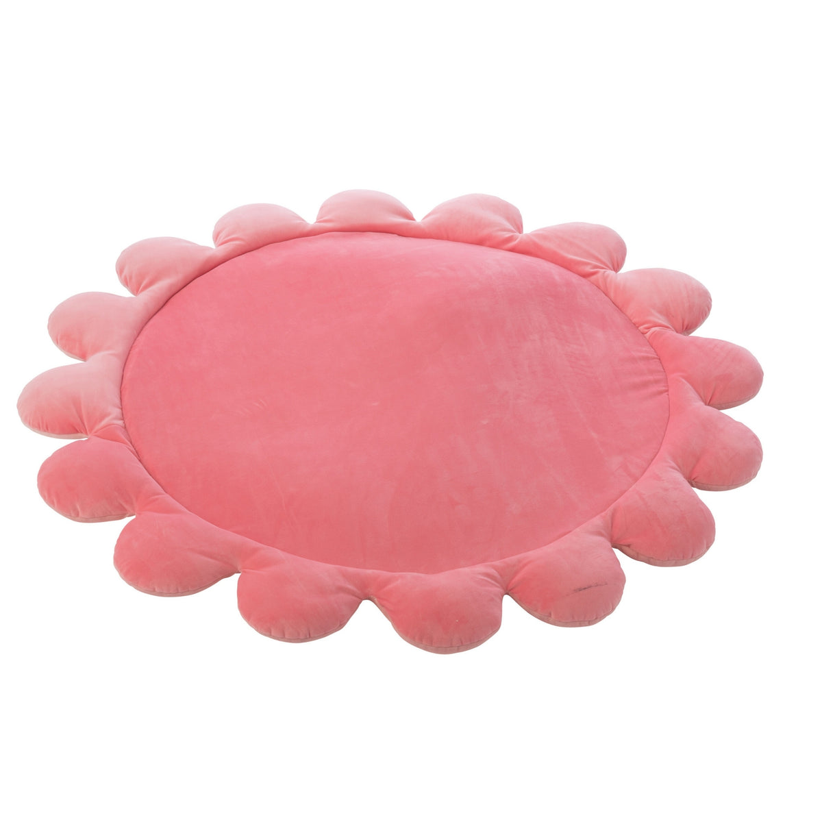 Tapis de jeu Fleur Polyester Rose foncé/Rose clair J-Line