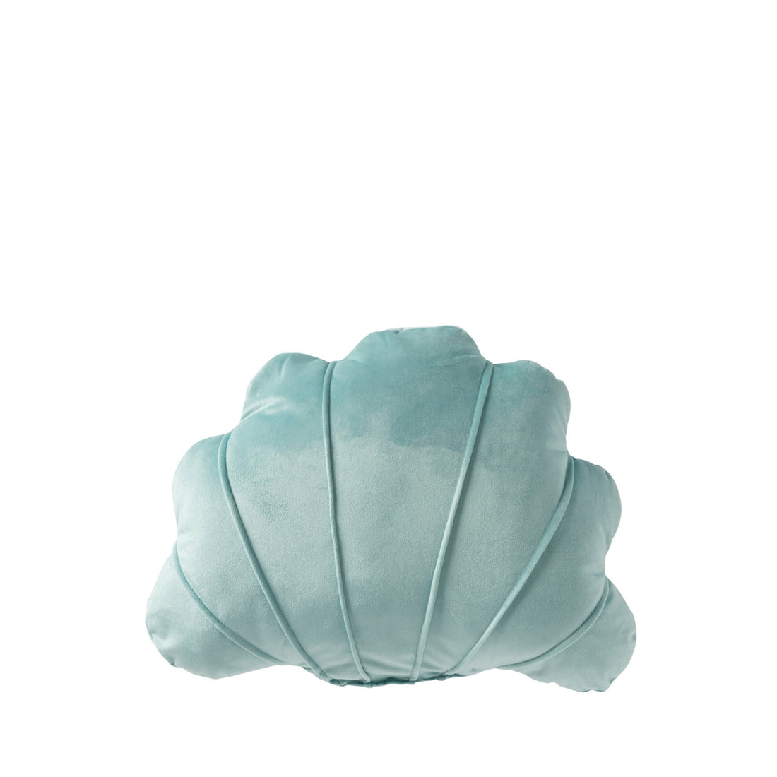 Coussin Coquillage Polyester Turquoise J-Line