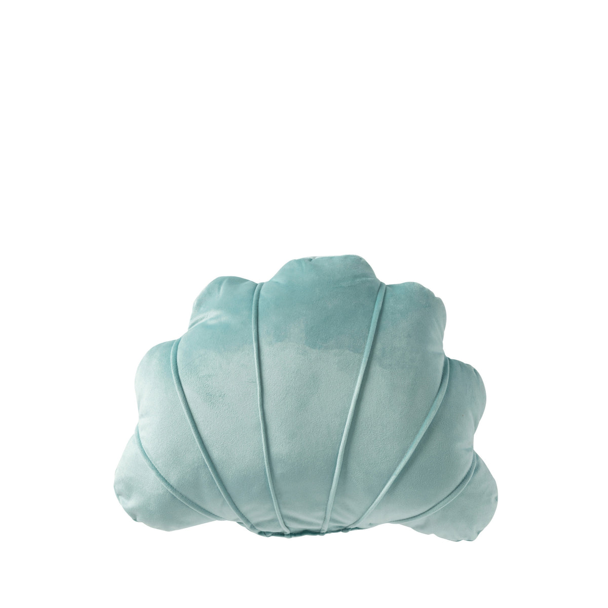 Coussin Coquillage Polyester Turquoise J-Line