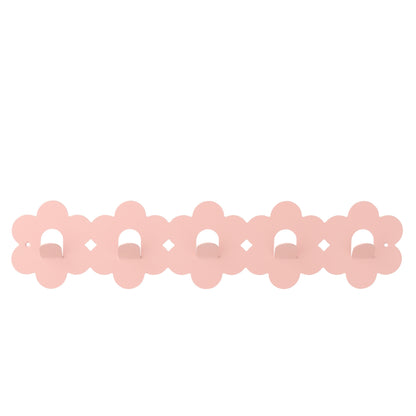 Porte-manteau Fleur Fer Rose Clair J-Line
