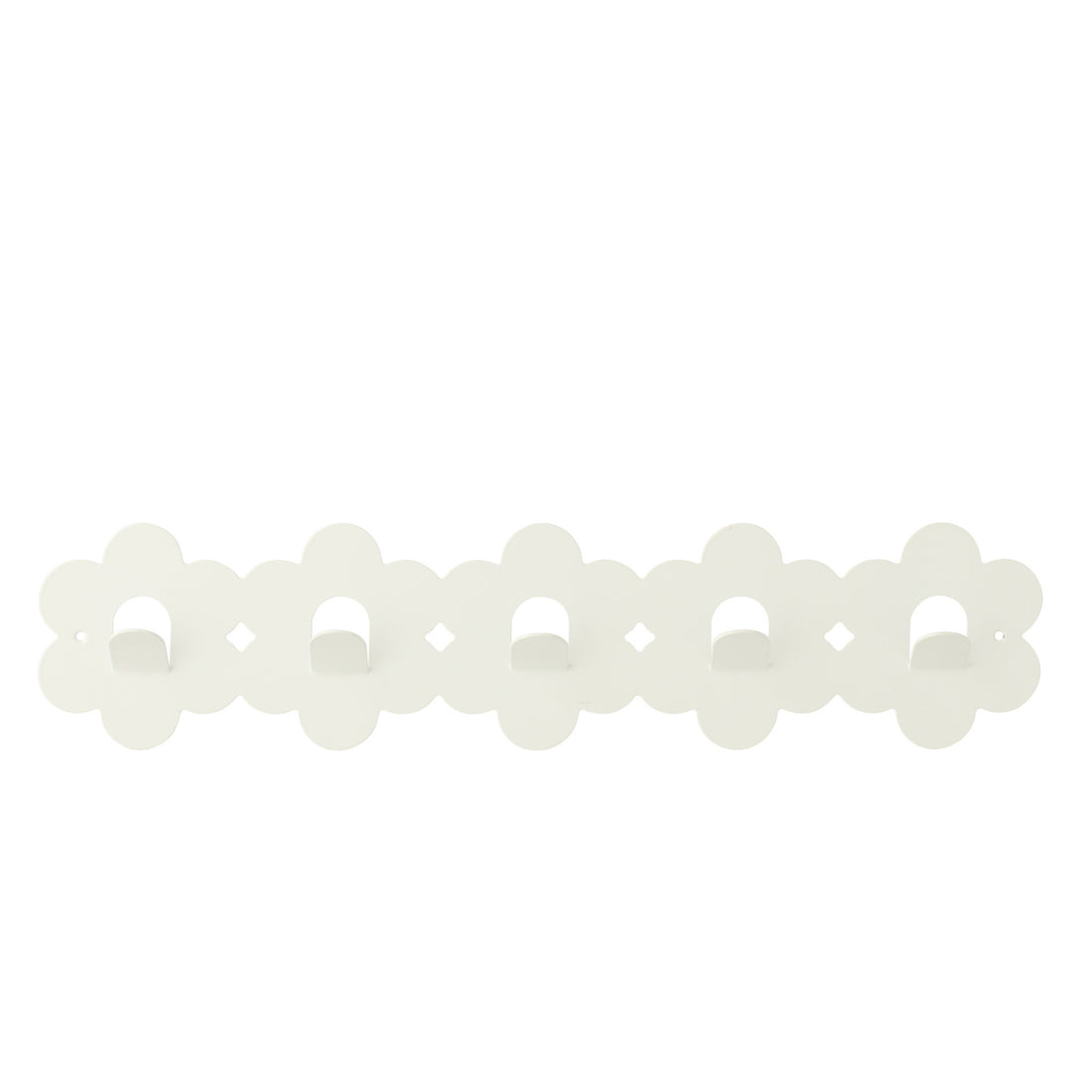 Patère Fleur Fer Blanc J-Line