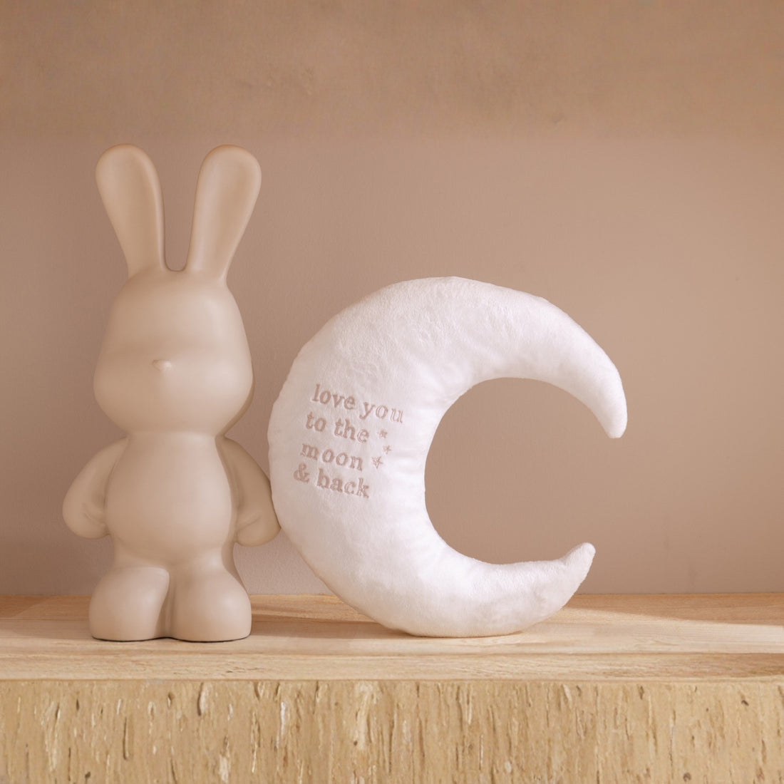 Lune Polyester Blanc/Beige Assortiment De J-Line 2