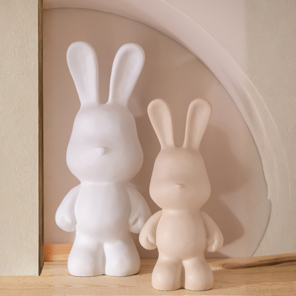 Lapin Eddy Polyrésine Blanc Moyen J-Line