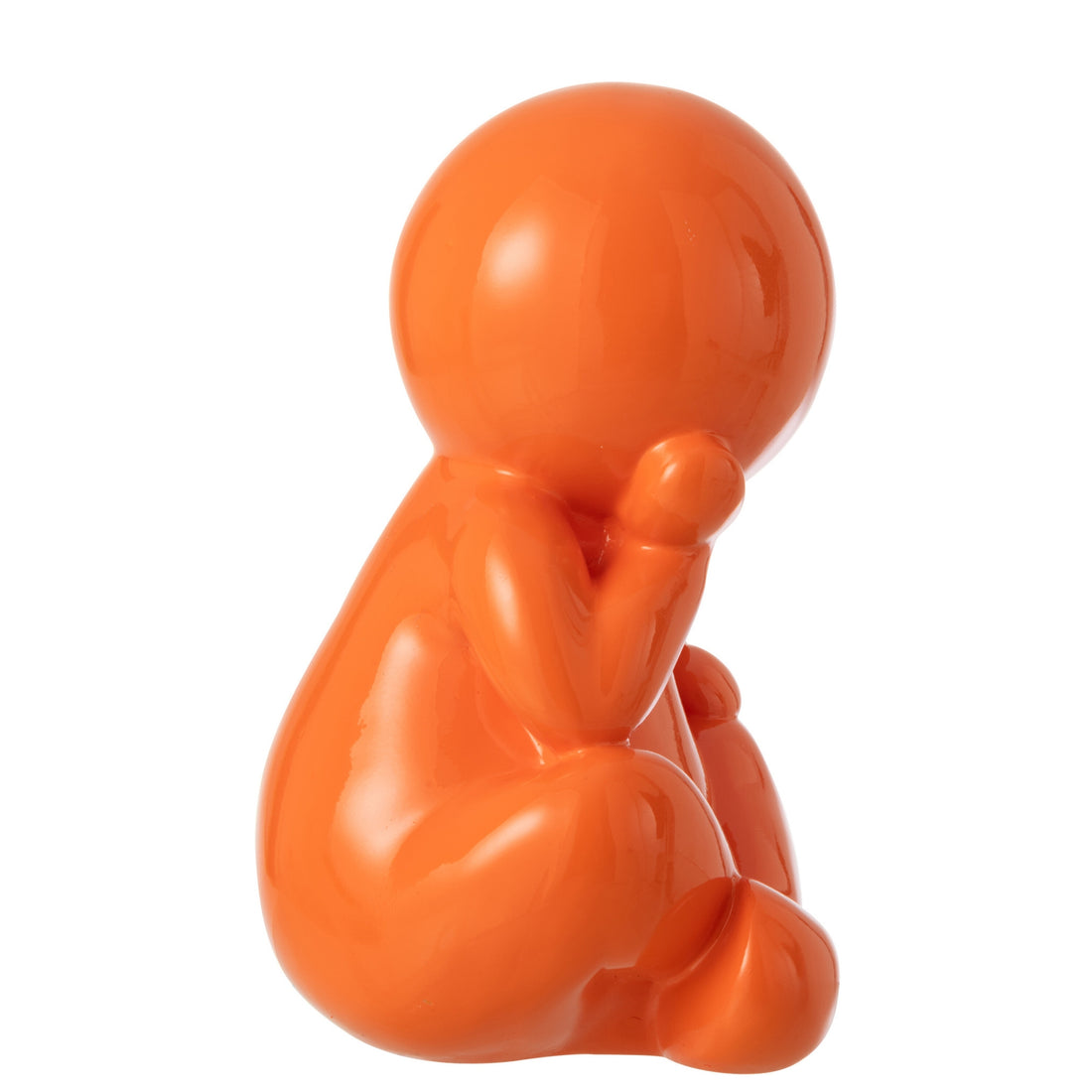 Figurine Marcel Résine Orange foncé J-Line