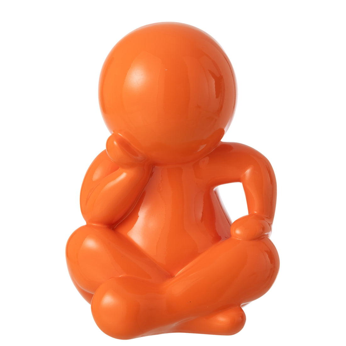 Figurine Marcel Résine Orange foncé J-Line