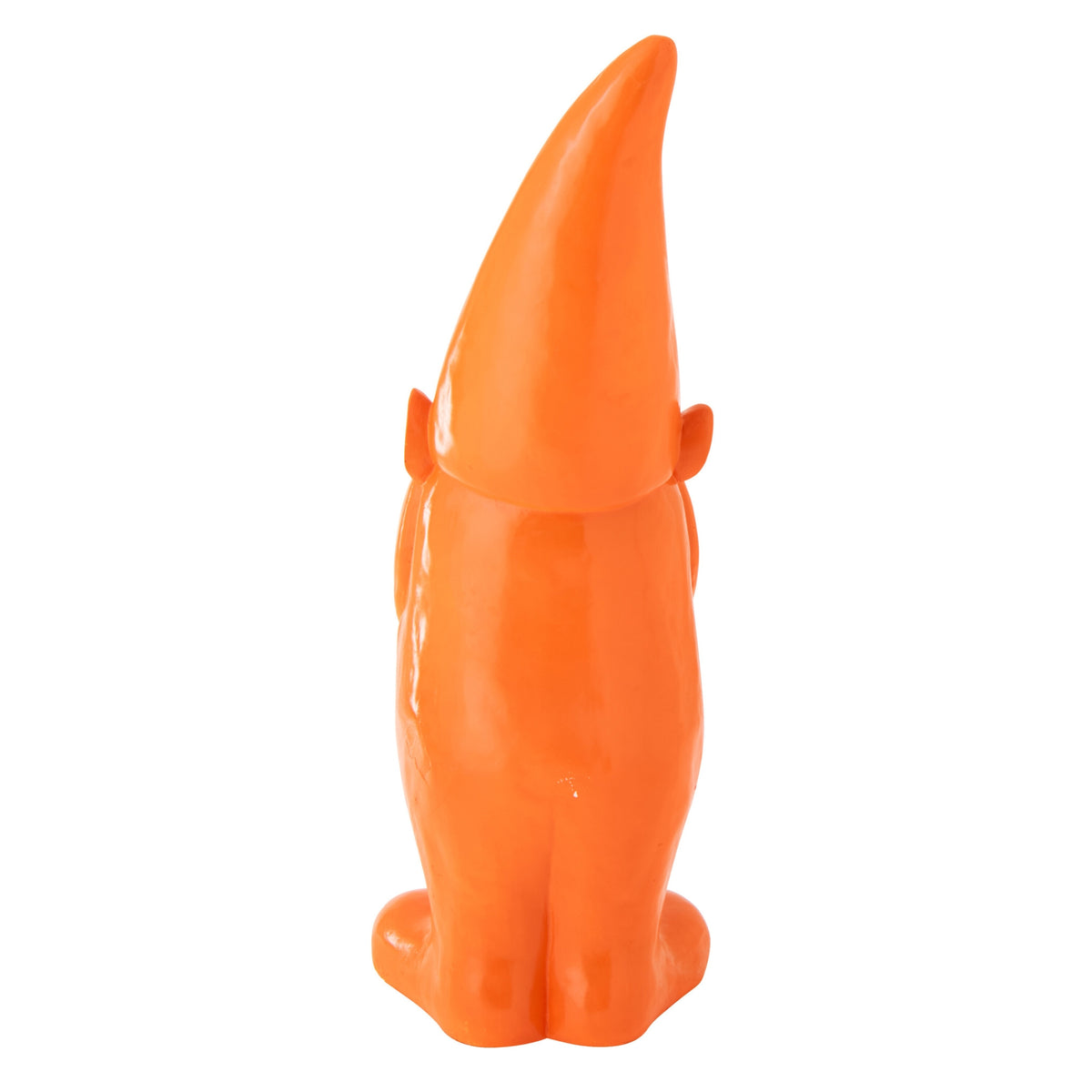 Gnome en résine orange grand modèle J-Line