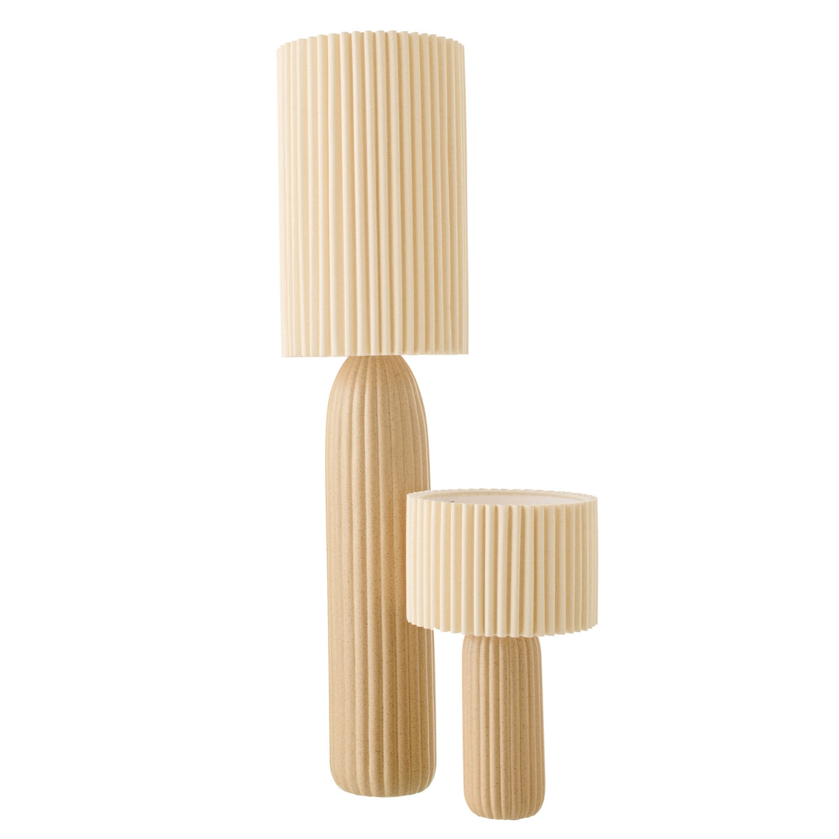 Lampadaire Ruth Céramique Camel Large J-Line