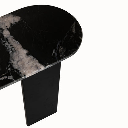 Console Mathilde Marbre Noir J-Line