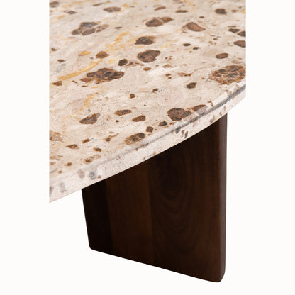 Table basse Mathilde Marbre Naturel/Beige J-Line