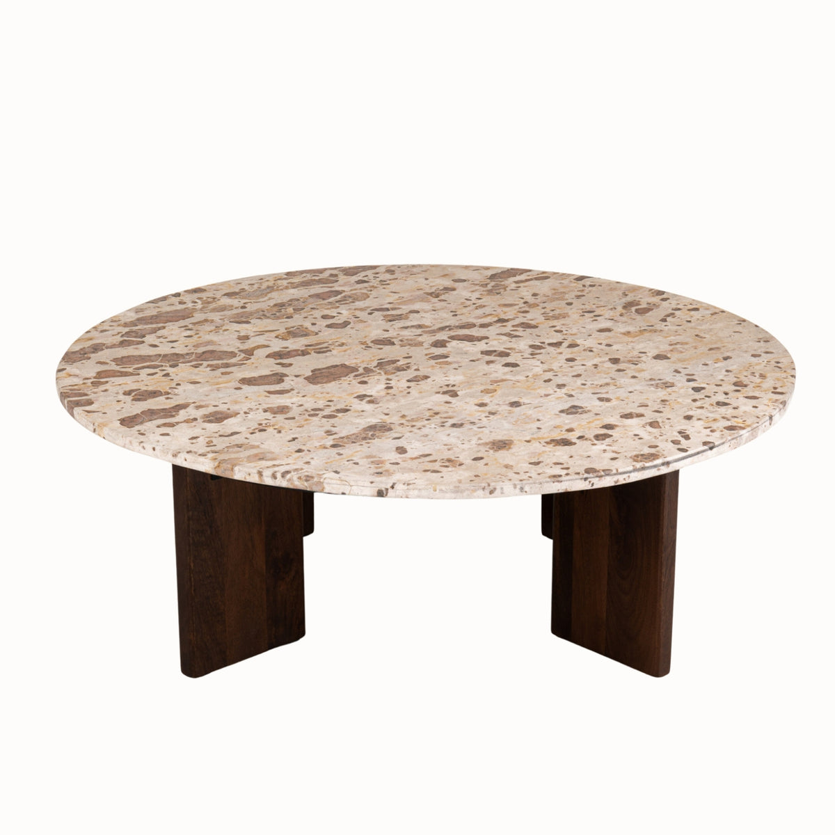 Table basse Mathilde Marbre Naturel/Beige J-Line