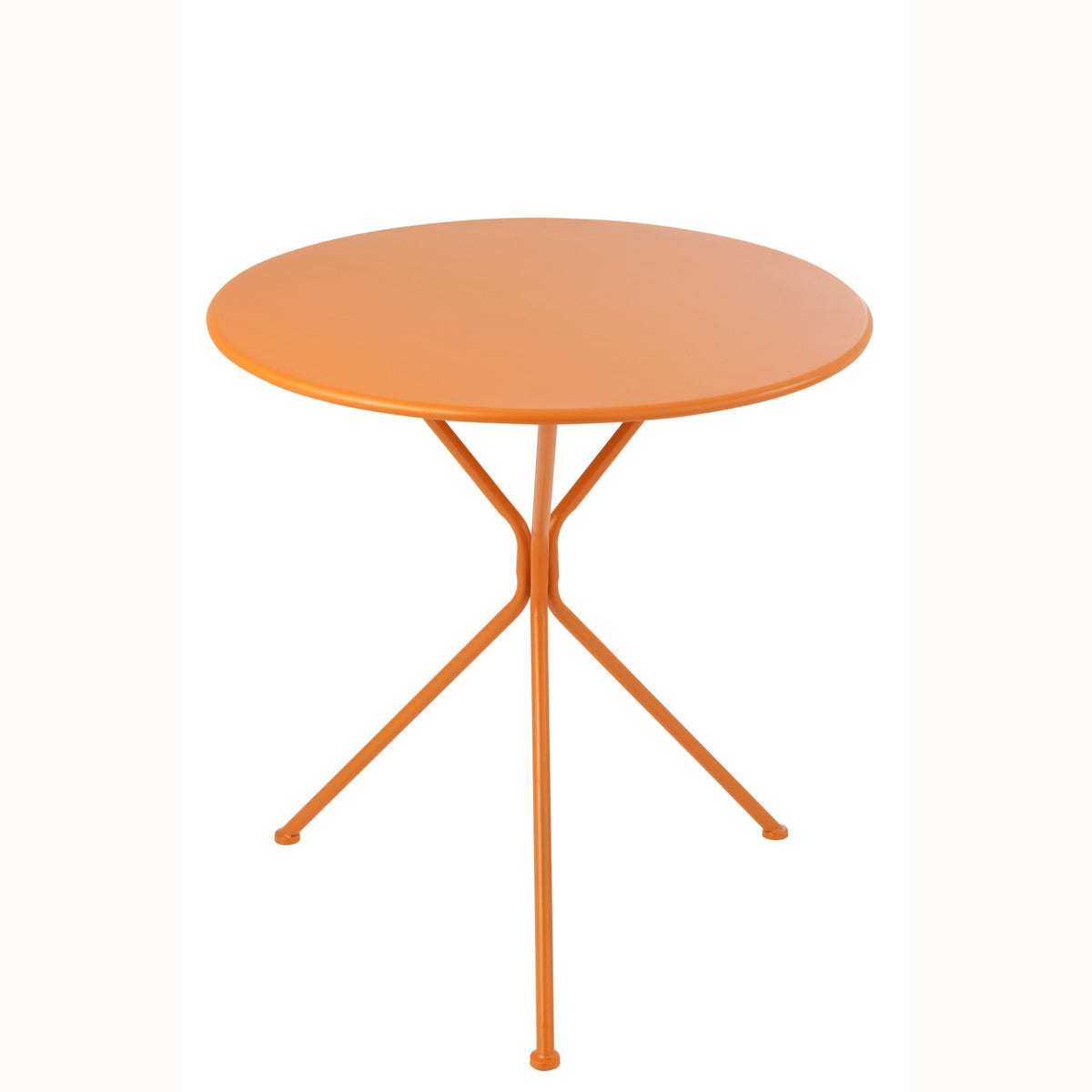 Table de jardin Tripod Ronde Métal Orange Large J-Line