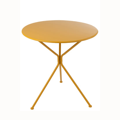 Table de jardin Tripod Ronde Métal Jaune ocre Large J-Line