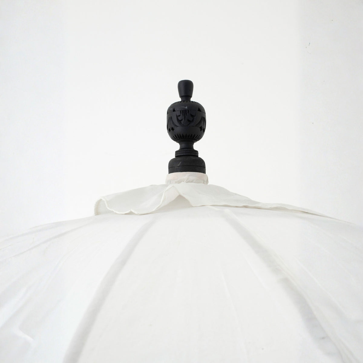 Parasol Flavie Bois/Coton Écru/Noir J-Line