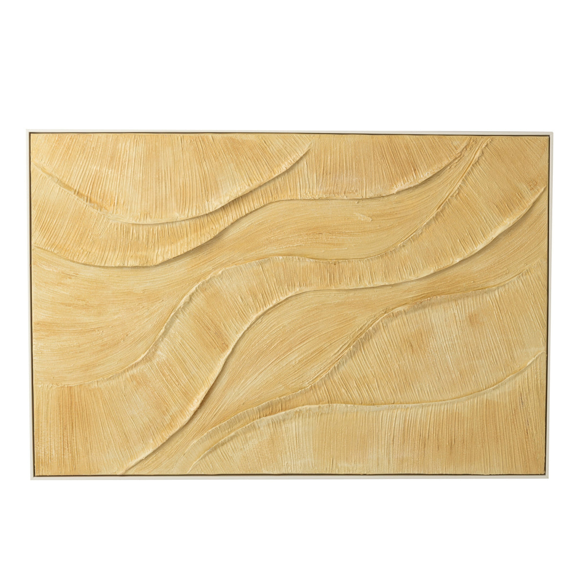 Tableau Miel Acrylique Couleur Or J-Line