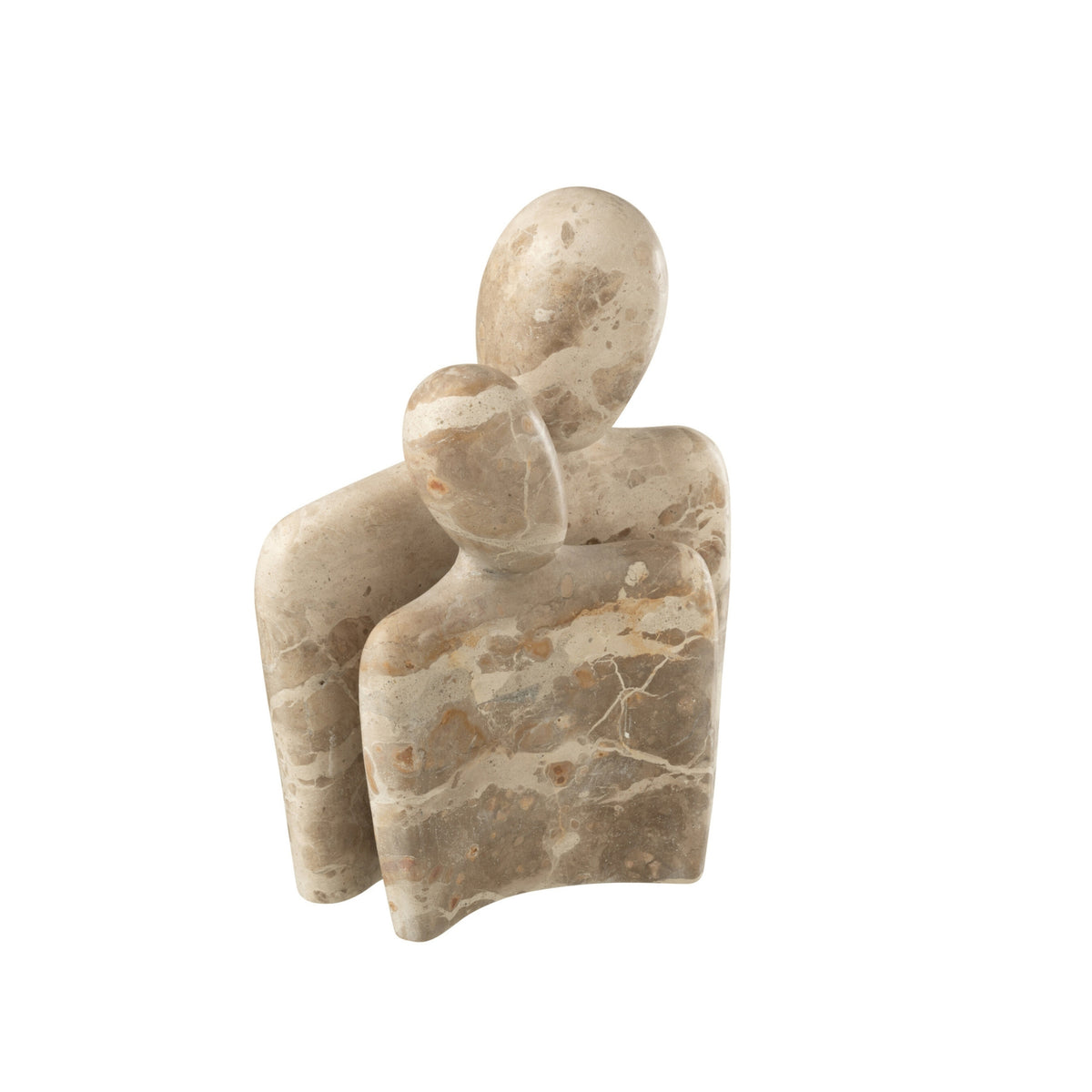 Paire de coussins Câlins Marbre Beige J-Line