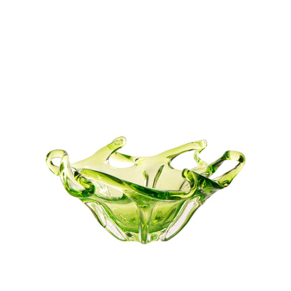 Plateau décoratif Serena Verre Vert J-Line