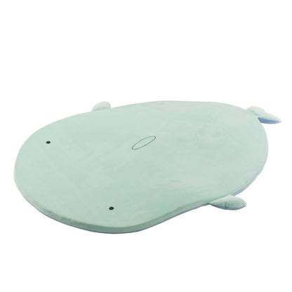 Tapis de jeu Requin 2 faces Polyester Bleu clair/Vert menthe J-Line
