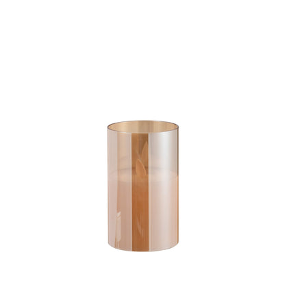 Lampe LED Verre Scintillant Doré Petite