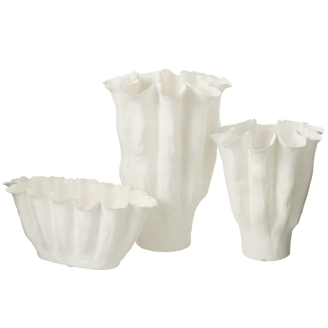 Vase Calyx Céramique Blanc Large J-Line