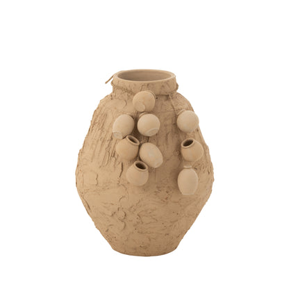 Pot + Pots suspendus Argile Naturel Petit