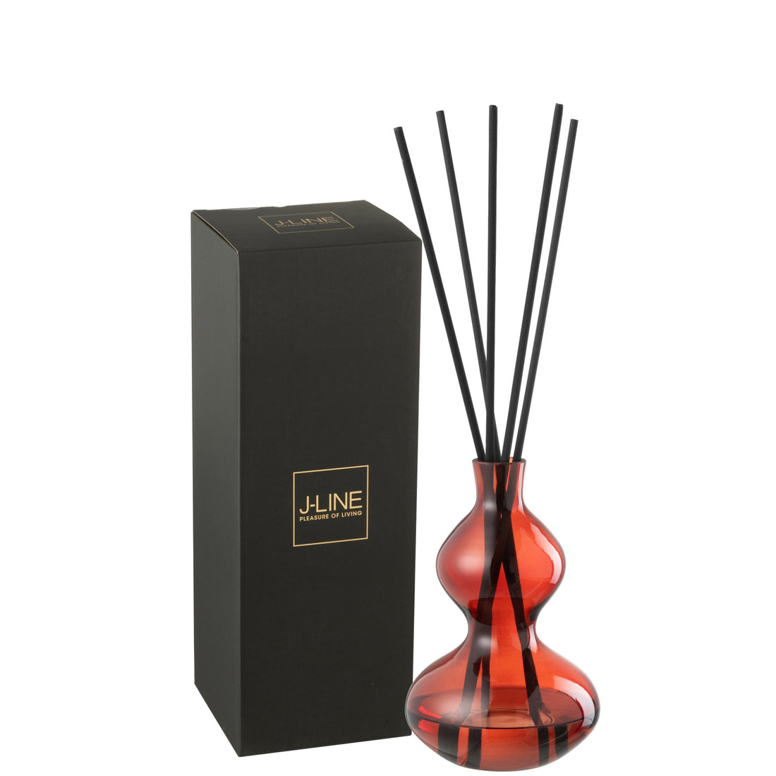 Huile parfumée Olive&amp;Frank Incense Verre Rouge Petit 500ml J-Line