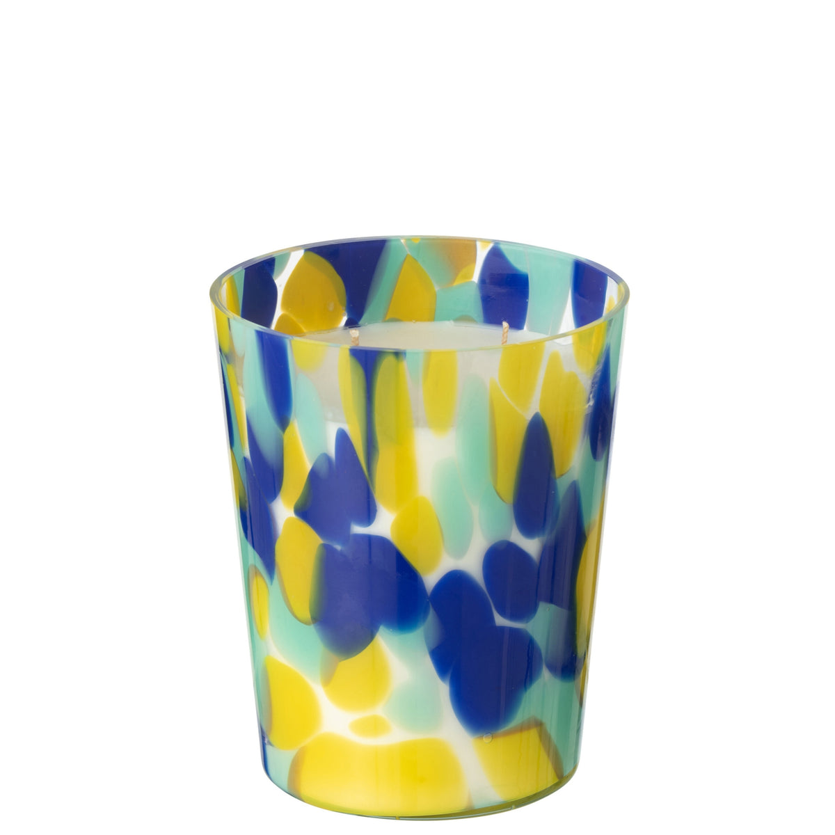 Bougie parfumée Noa Bleue/Jaune Moyenne - 68heures