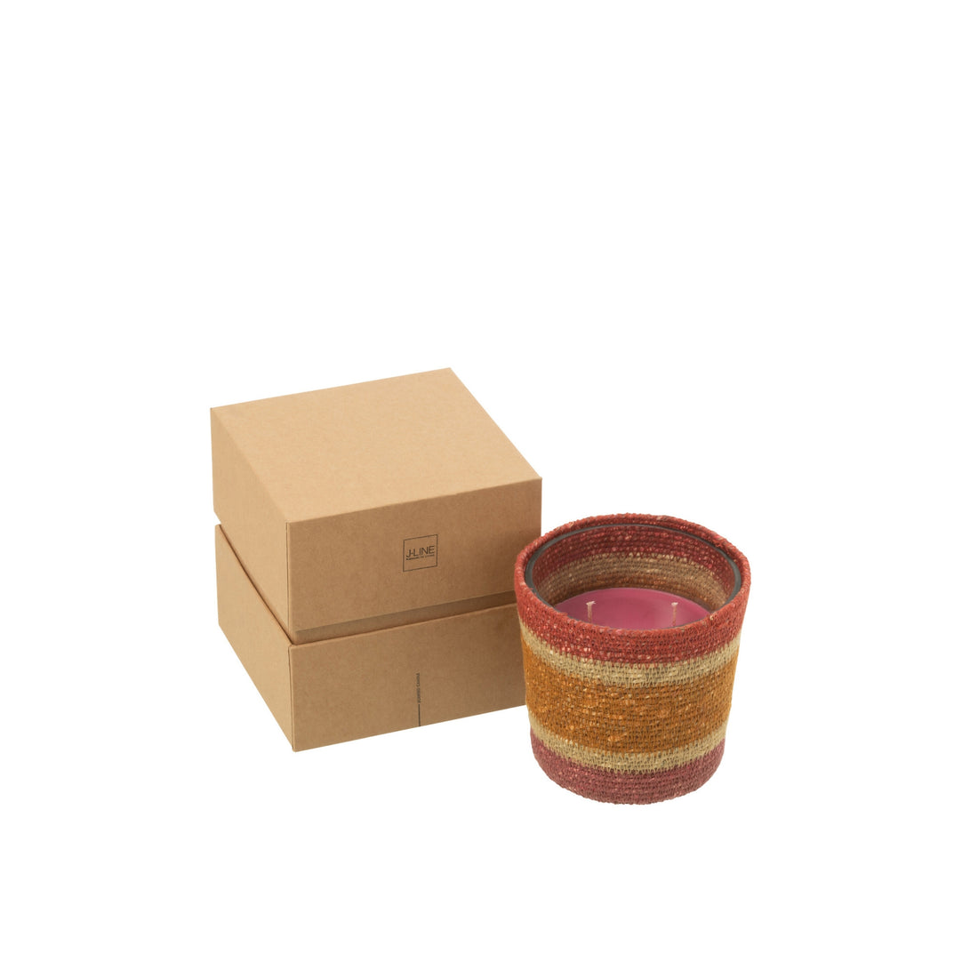 Bougie parfumée Panier en cire Bordeaux Small - 45 Heures