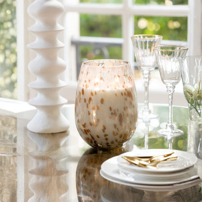 Bougie parfumée Mia Blanc/Mix Verre Moyen 120 heures J-Line