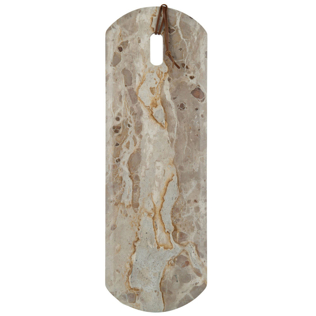 Planche rectangulaire marbre beige grande - 60x20x2cm