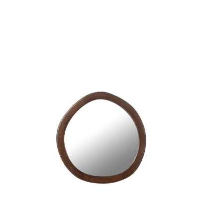 Miroir Whisp Bois de manguier/MDF Marron Petit J-Line