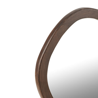 Miroir Whisp Bois de manguier/MDF Marron Petit J-Line