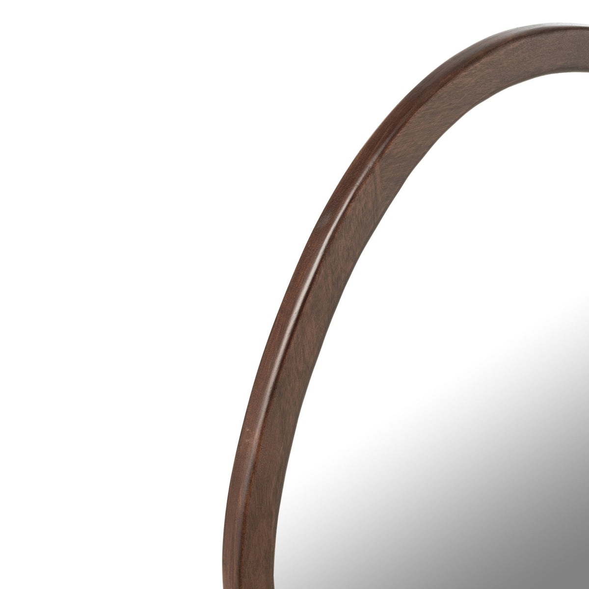 Miroir Whisp Bois de manguier/MDF Marron Grand 59x2,5x56cm