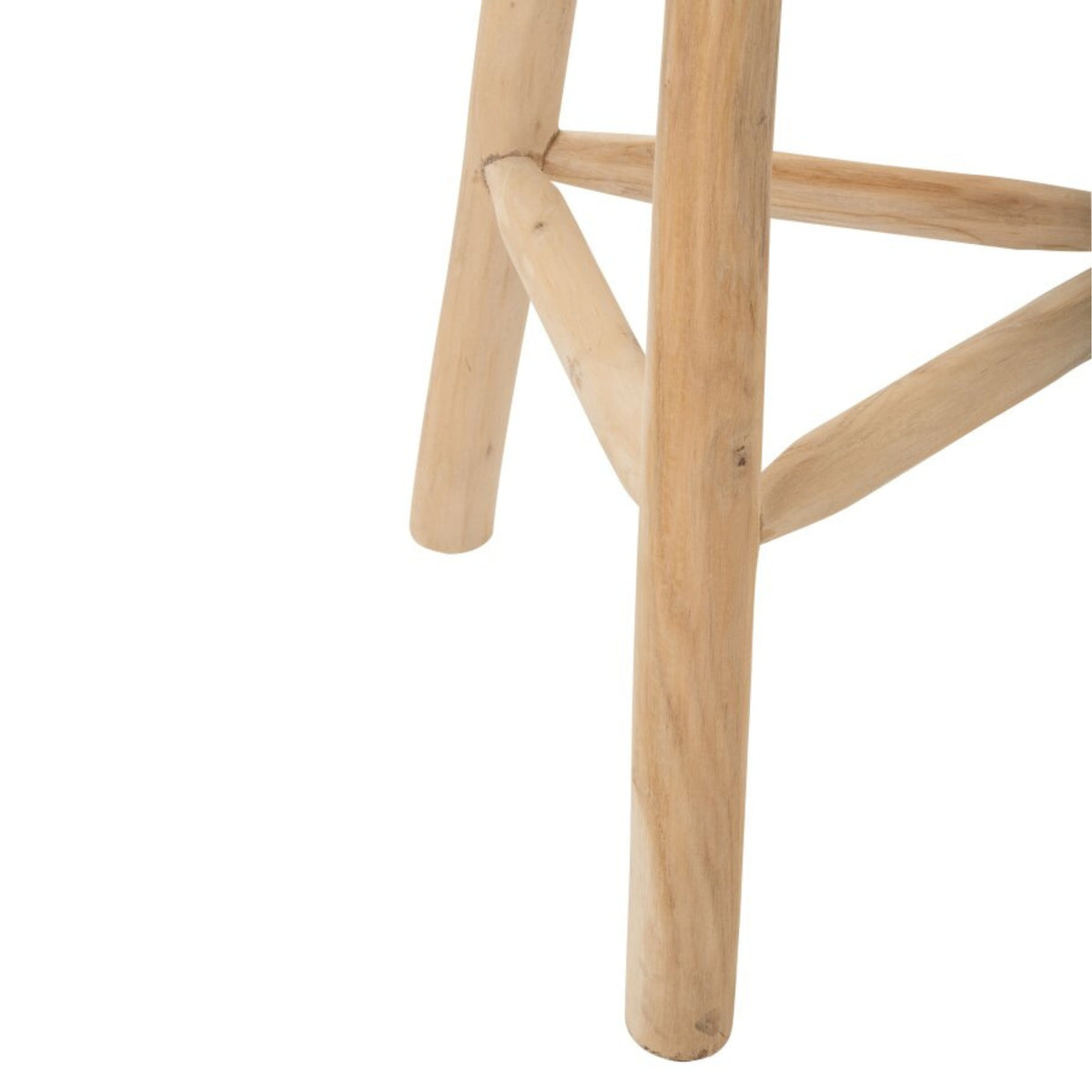 Table de bar en bois de teck naturel J-Line
