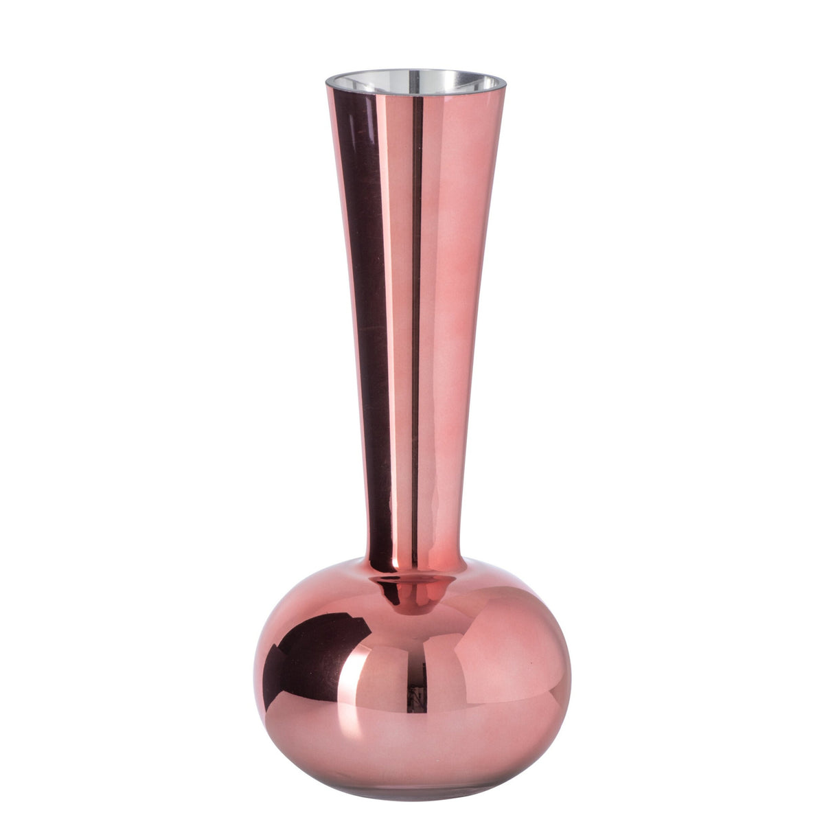 Vase en verre rose J-Line