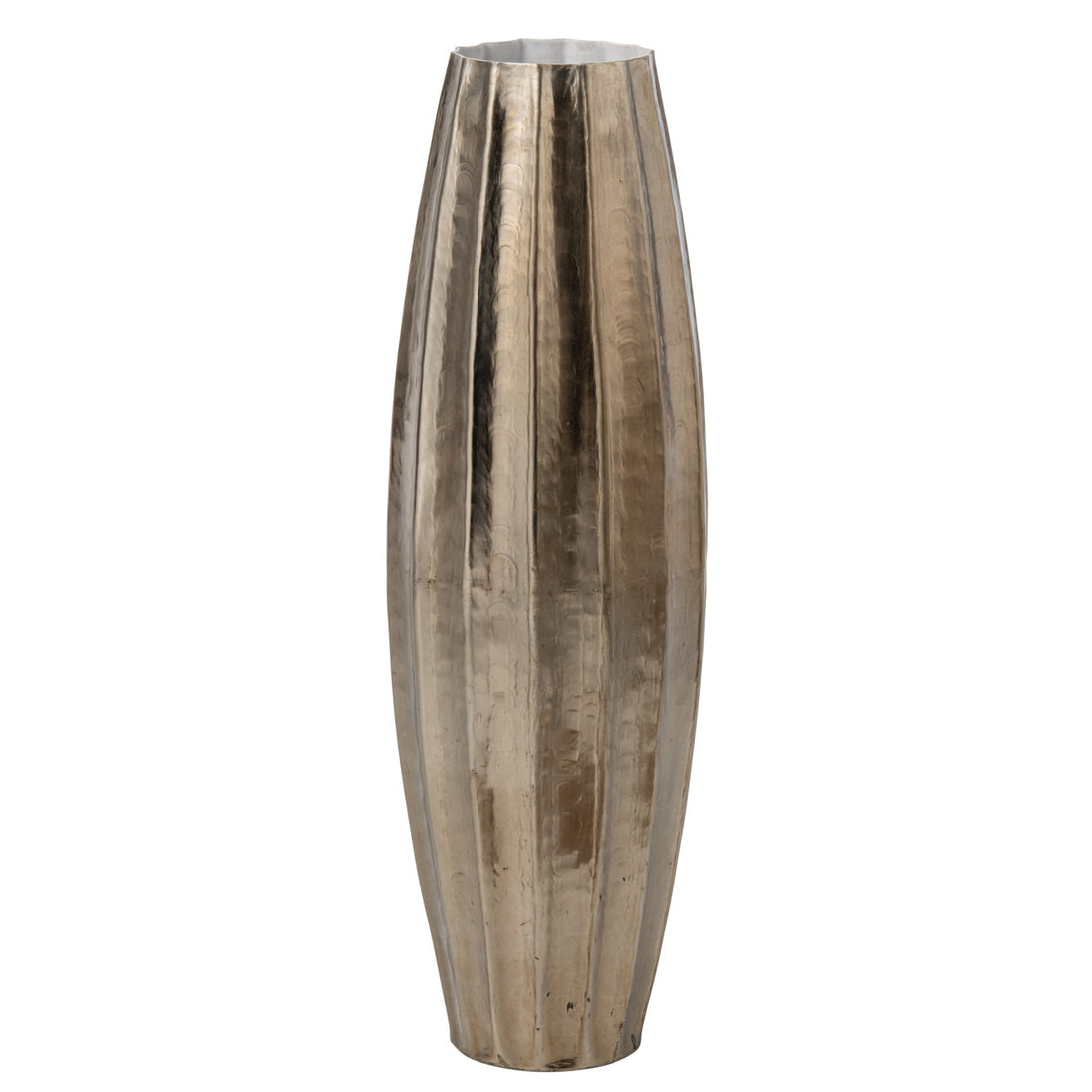 Vase en aluminium doré large J-Line