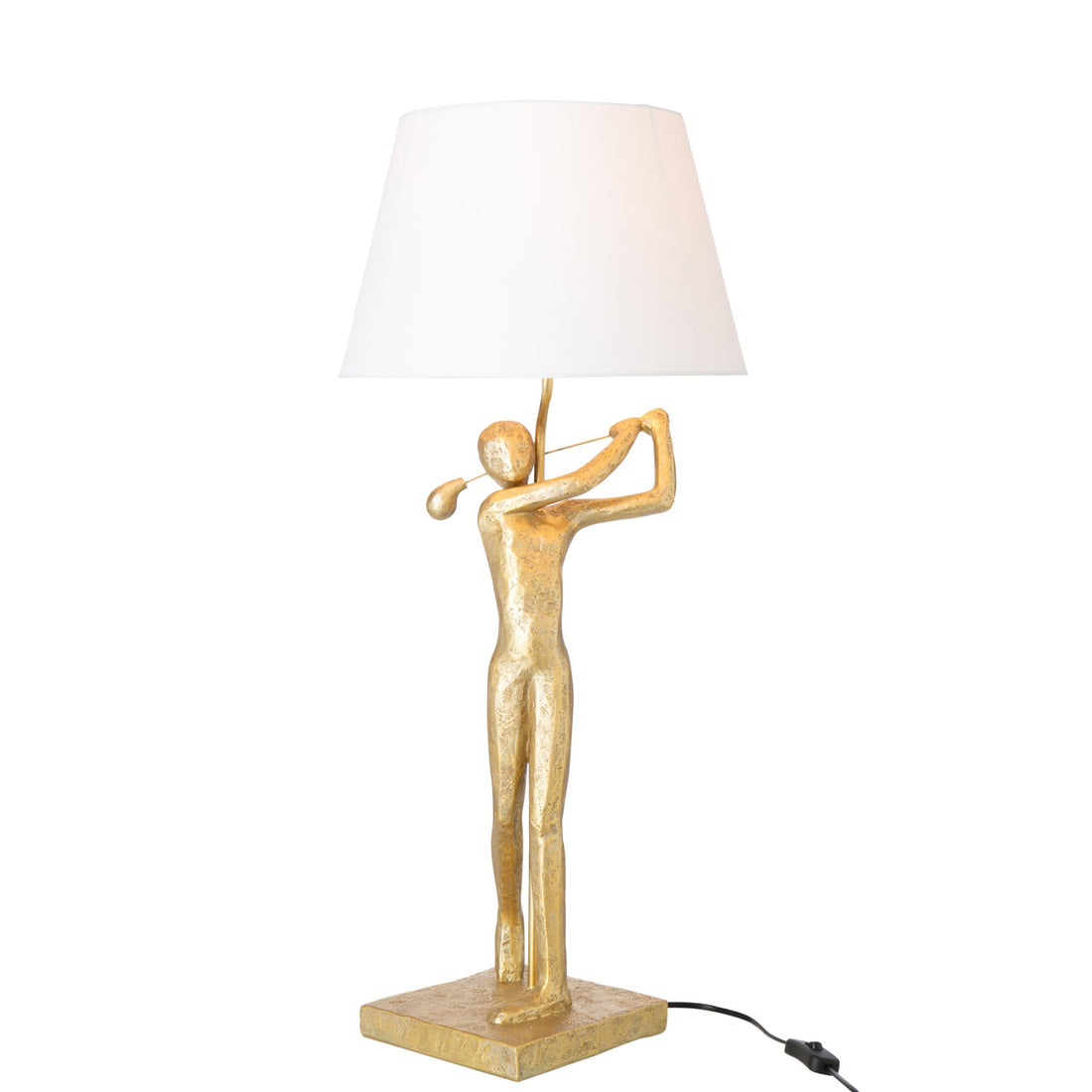Lampe de table Golfer Résine Or J-Line