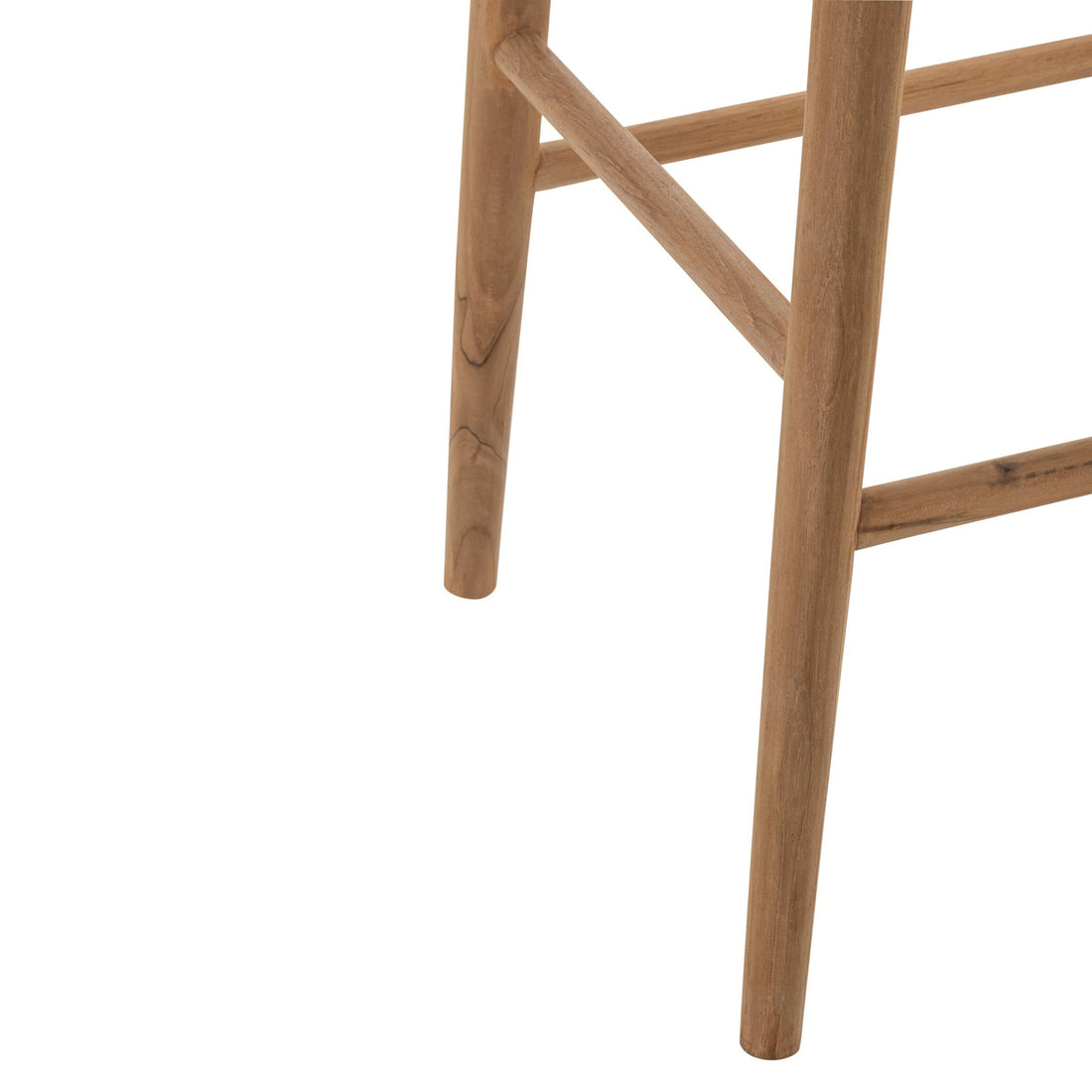 Tabouret de bar en teck naturel J-Line